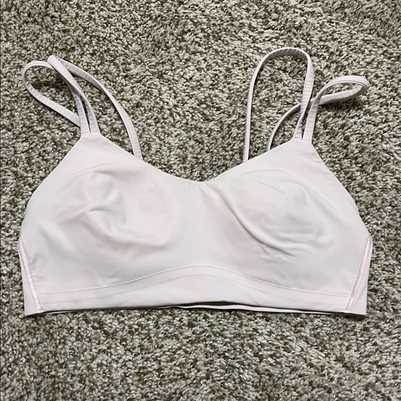 Lululemon Like a Cloud Bra *Light Support, B/C Cup Strawberry Milkshake Size 4 - Picture 6 of 7